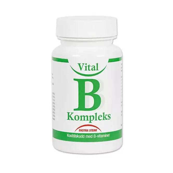 Hovedbilde Vital B-vitamin kompleks - ekstra sterk 60 kapsler