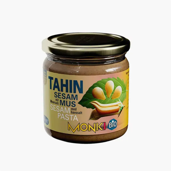 Økologisk tahini med salt 330 g | Monki Horizon