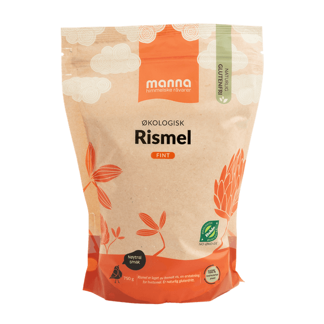 Hovedbilde Rismel fint økologisk 750 g Manna