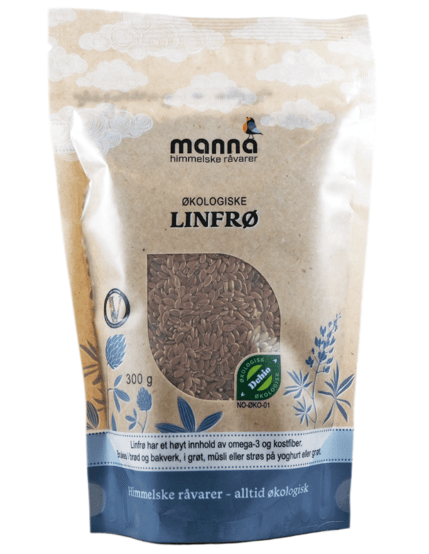 Linfrø økologisk 300 g Manna
